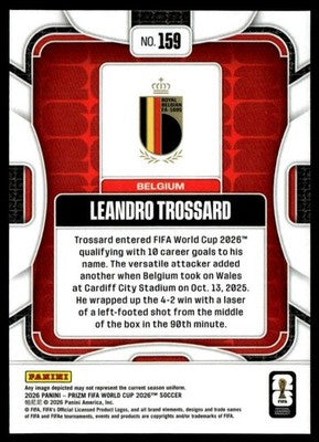 2026 Panini Prizm FIFA World Cup #159 Leandro Trossard