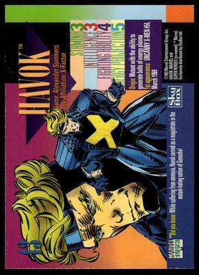 1993 SkyBox Marvel Universe #43 Havok
