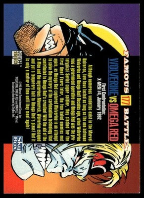 1993 SkyBox Marvel Universe #177 Wolverine / Omega Red