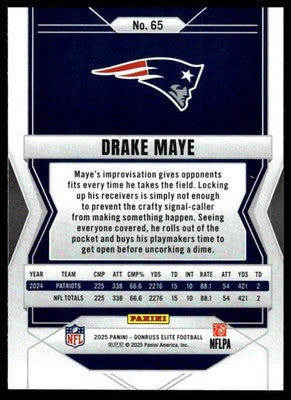 2025 Donruss Elite #65 Drake Maye