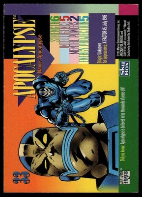 1993 SkyBox Marvel Universe #33 Apocalypse