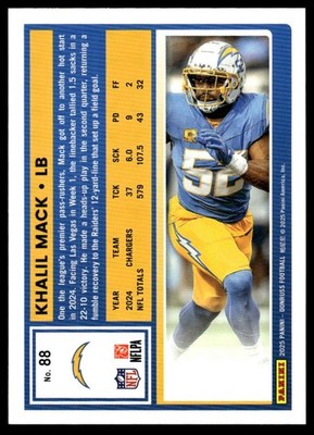 2025 Donruss #88 Khalil Mack