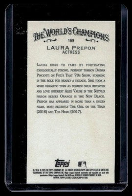 2025 Topps Allen & Ginter #169 Laura Prepon Mini