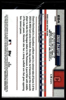 2026 Topps Chrome #284 Chase DeLauter
