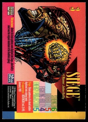 1993 SkyBox Marvel Universe #3 Siege