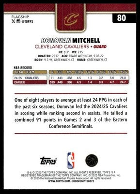 2025-26 Topps #80 Donovan Mitchell