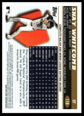 2025 Topps Archives #118 Shay Whitcomb