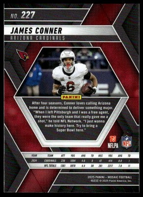 2025 Panini Mosaic #227 James Conner