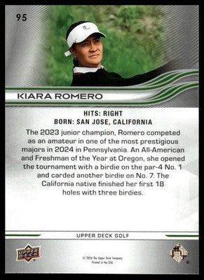2026 Upper Deck #95 Kiara Romero