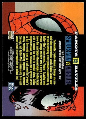1993 SkyBox Marvel Universe #145 Spider-Man / Carnage