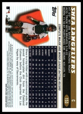 2025 Topps Archives #153 Shea Langeliers