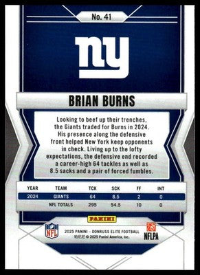 2025 Donruss Elite #41 Brian Burns