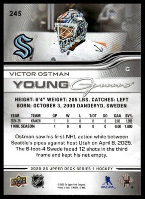 2025-26 Upper Deck #245 Victor Ostman