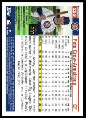 2025 Topps Archives #253 Pete Crow-Armstrong