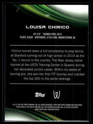 2025 Topps Chrome #204 Louisa Chirico