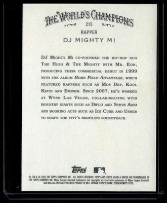 2025 Topps Allen & Ginter #215 DJ Mighty Mi