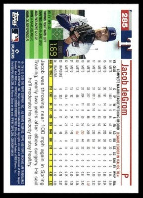 2025 Topps Archives #285 Jacob deGrom