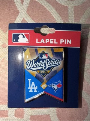 2025 World Series Los Angeles Dodgers vs Toronto Blue Jays Dueling Pin