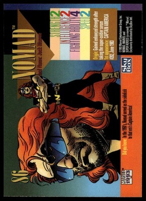 1993 SkyBox Marvel Universe #86 Nomad