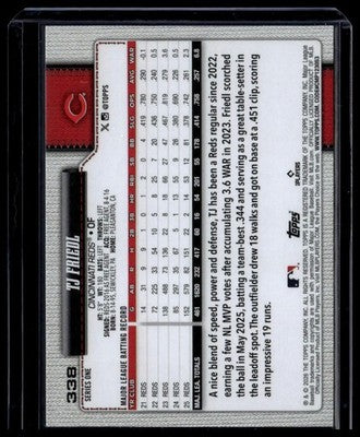 2026 Topps #338 TJ Friedl