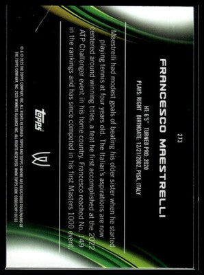 2025 Topps Chrome #273 Francesco Maestrelli