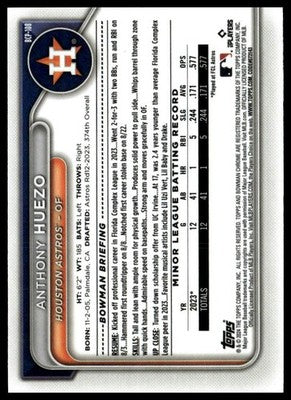 2024 Bowman #BCP-108 Anthony Huezo Chrome Prospects