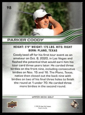 2026 Upper Deck #98 Parker Coody