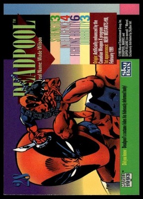 1993 SkyBox Marvel Universe #28 Deadpool