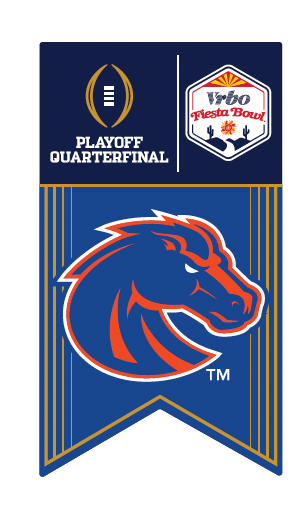2024 2025 Boise State Fiesta Bowl Logo Pin College Football Playoff CFP