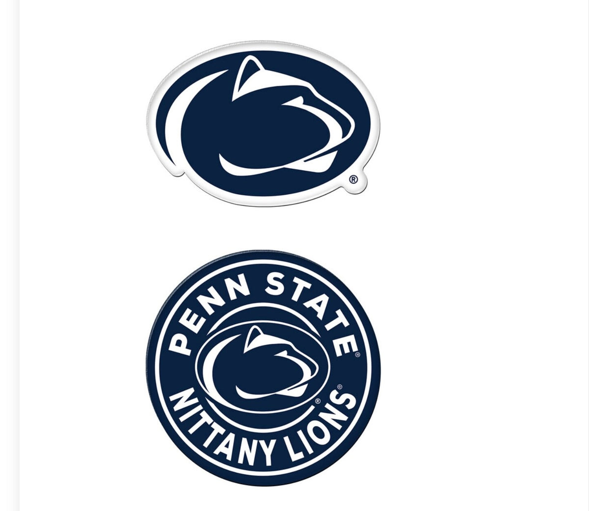 Penn State Nittany Lions PSU Fridge Magnet Set of 2 Acrylic