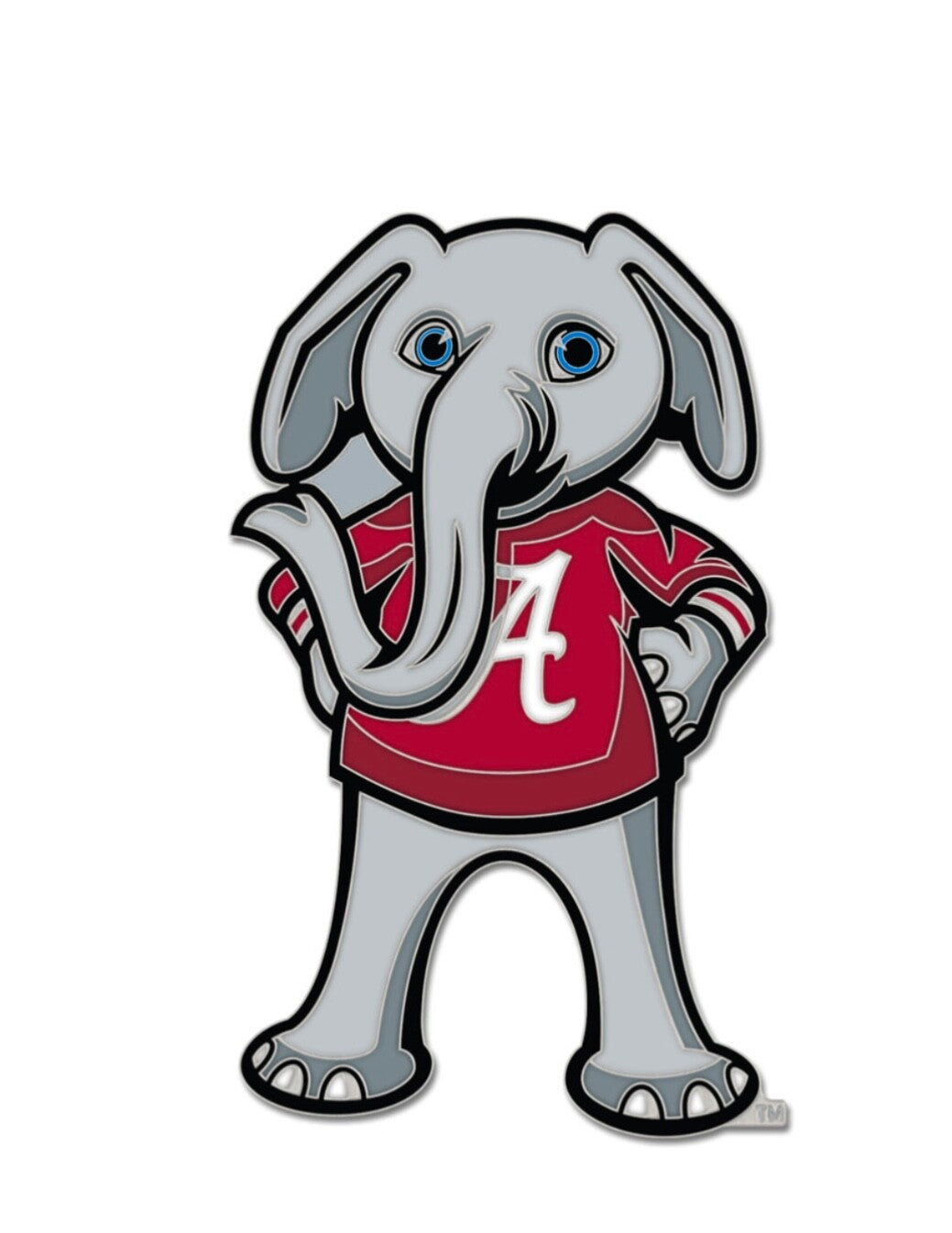 Alabama Crimson Tide Mascot Logo Pin CFP