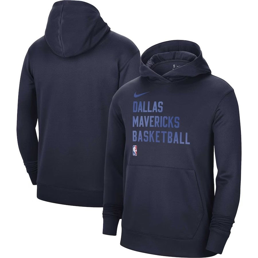 Dallas Mavericks Nike Navy 2023/24 Performance Spotlight On-Court Practice Large