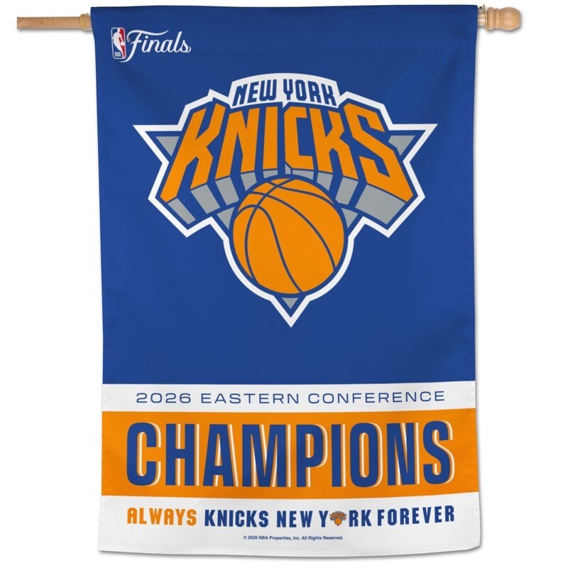 2026 New York Knicks Eastern Conference Champions 28x40 Banner NBA Finals