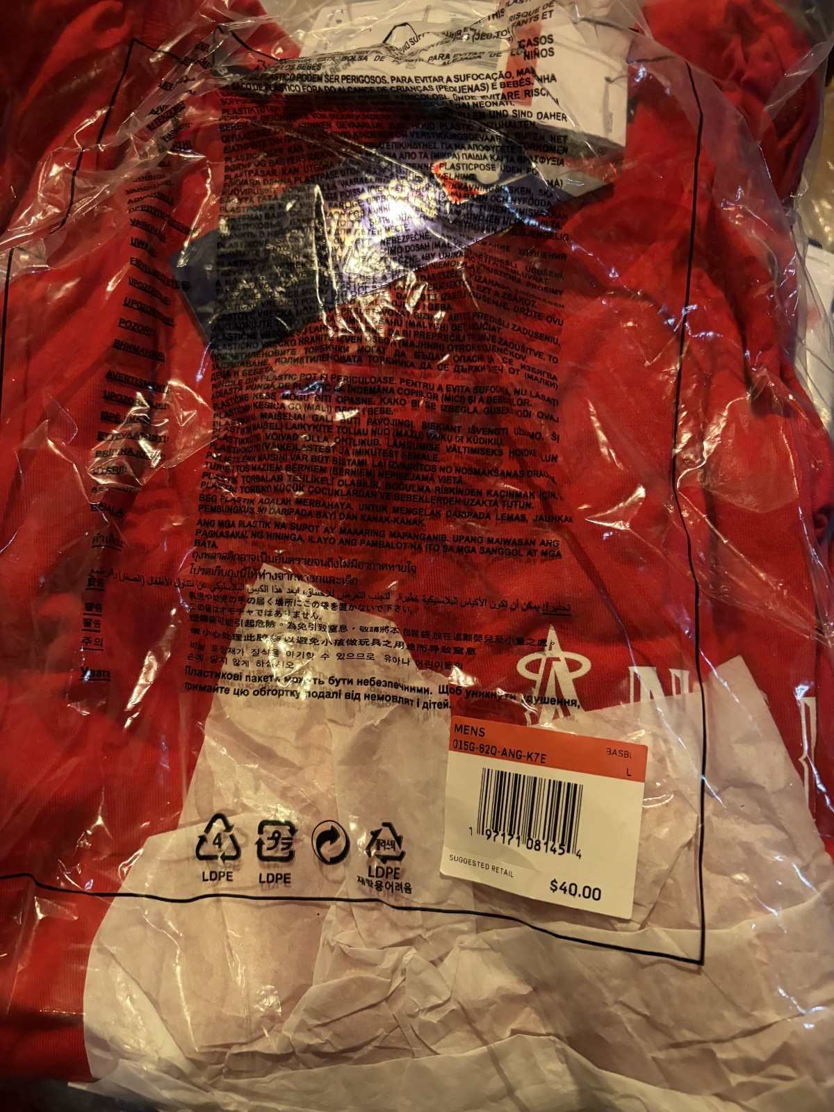 Los Angeles Angels Nike Authentic Collection Early Work Tri-Blend Large