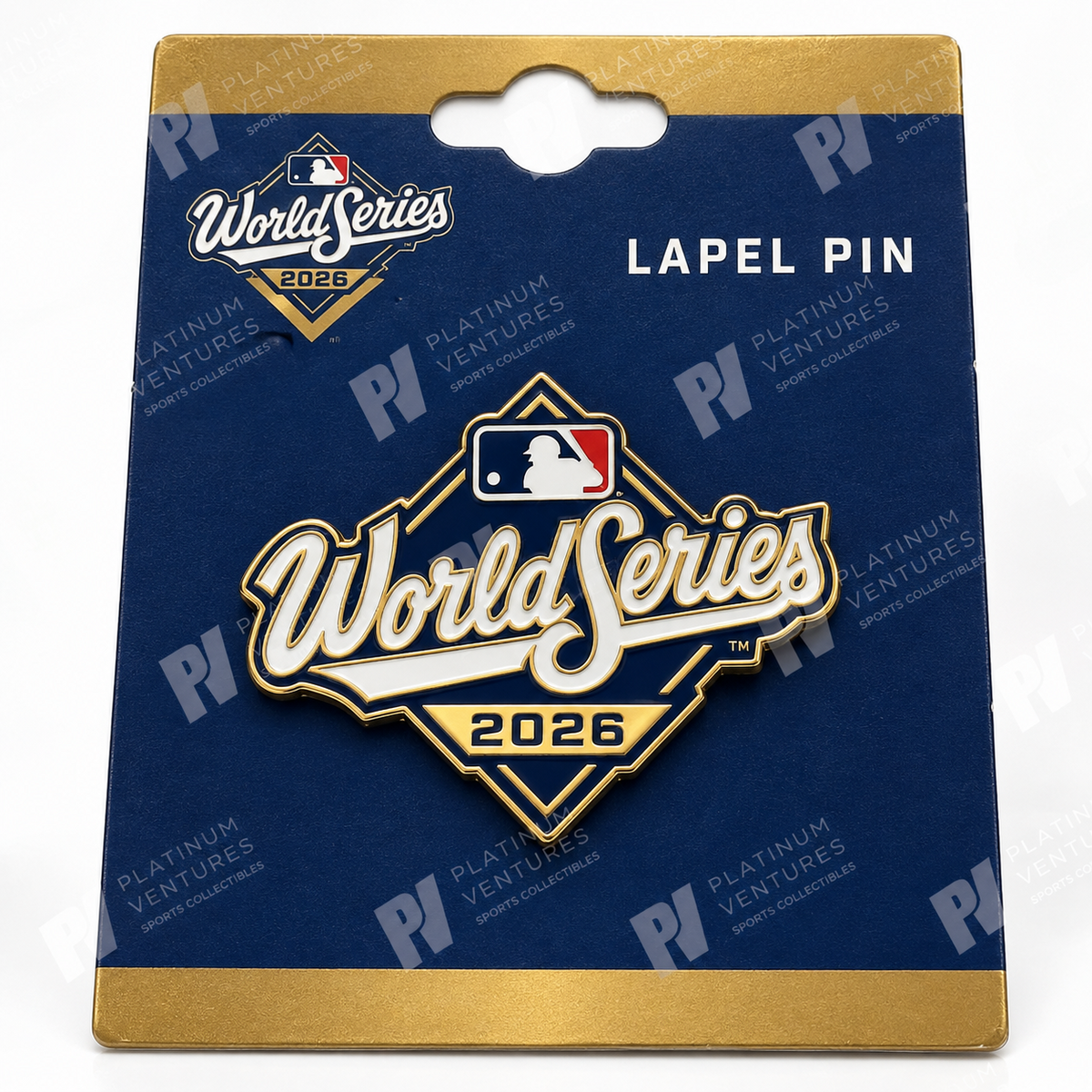 2026 World Series Logo Pin