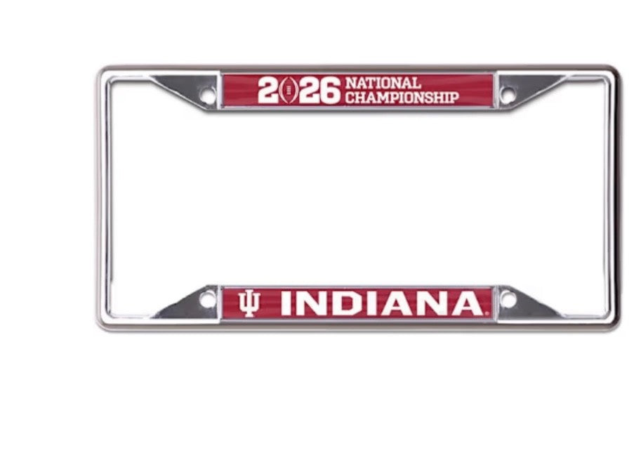 2025 2026 CFP National Championship Indiana Hoosiers License Plate Frame