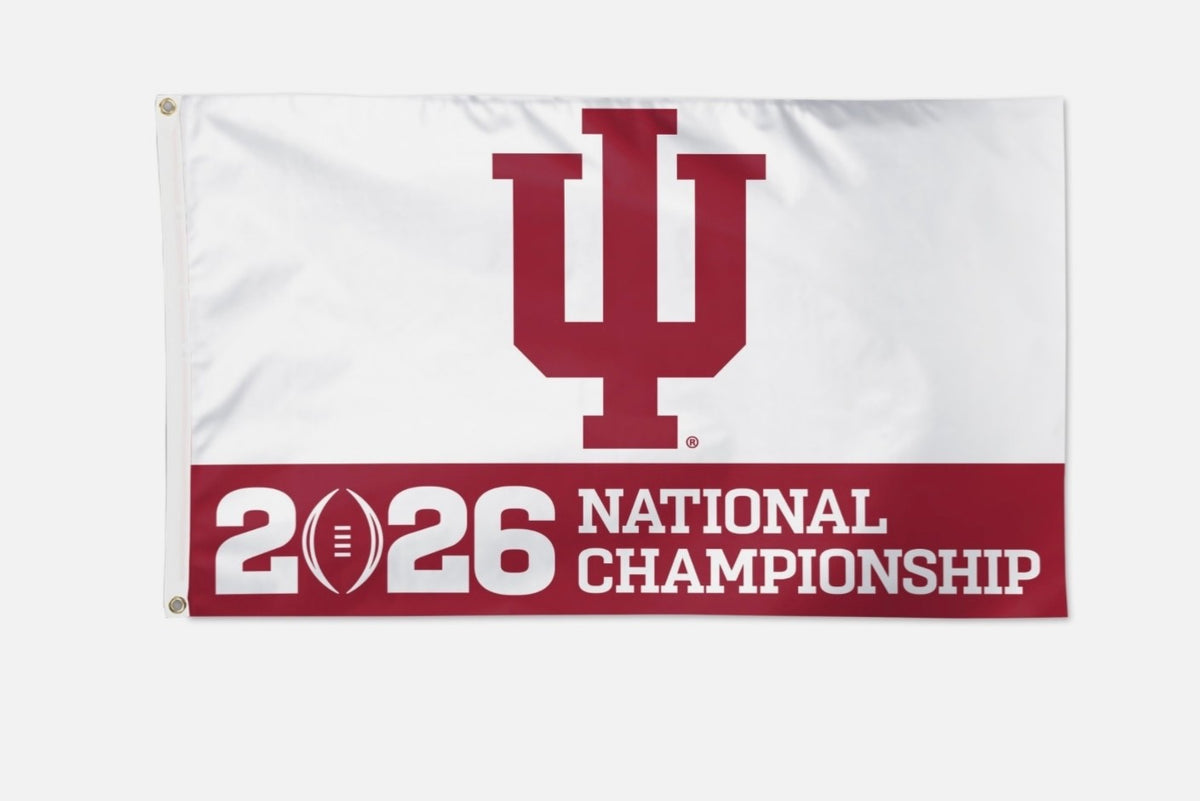 2025 2026 CFP National Championship Indiana Hoosiers 3X5 Flag Peach Bowl
