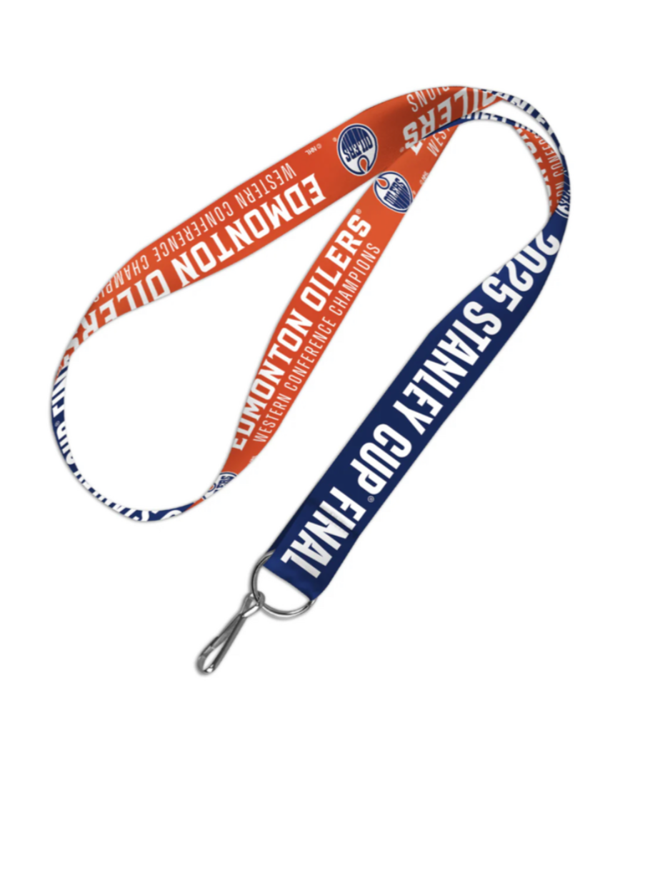Edmonton Oilers 2025 Western Conference Champions Stanley Cup Finals Lanyard