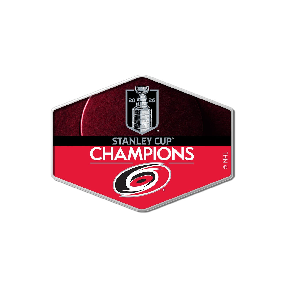 2025-2026 NHL Stanley Cup Champions Carolina Hurricanes Collector Pin v4
