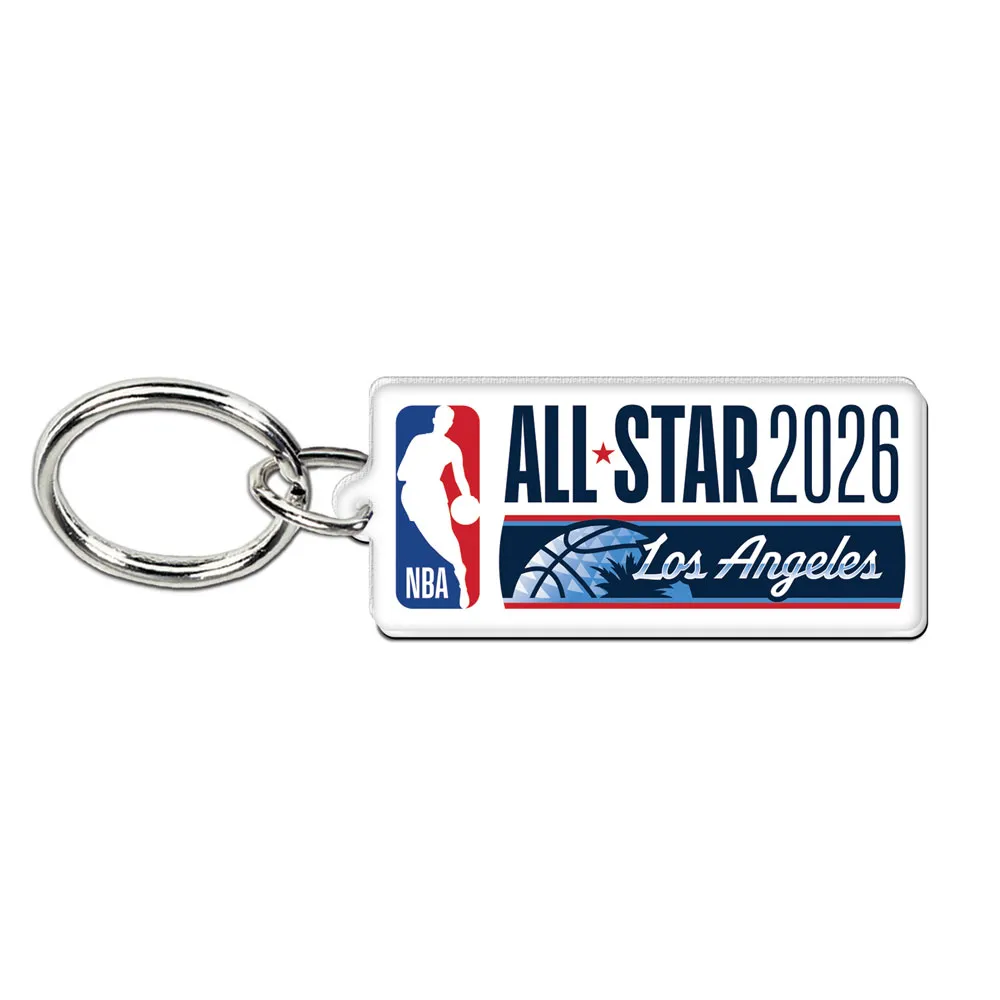 2026 NBA ALL STAR GAME LOGO KEY RING LOS ANGELES CLIPPERS LAKERS