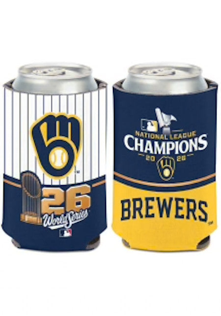 2026 MLB NL Champions Milwaukee Brewers Can Cooler NLCS World Series