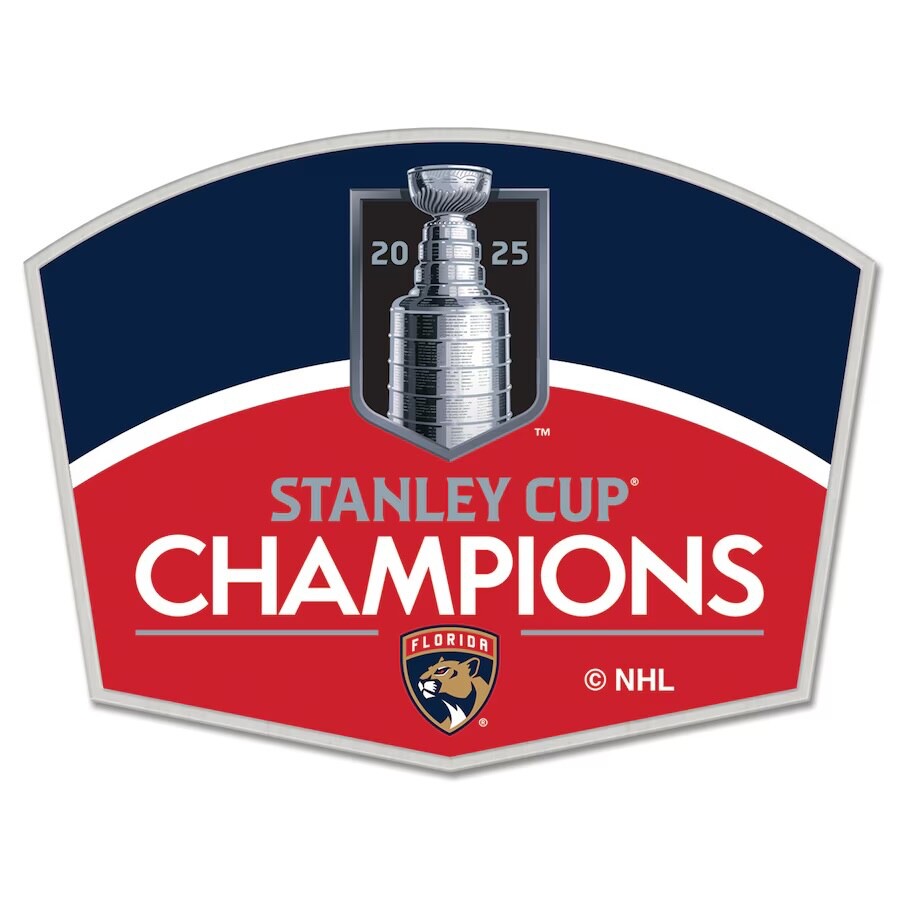 Florida Panthers 2025 NHL Stanley Cup Final Champions Pin