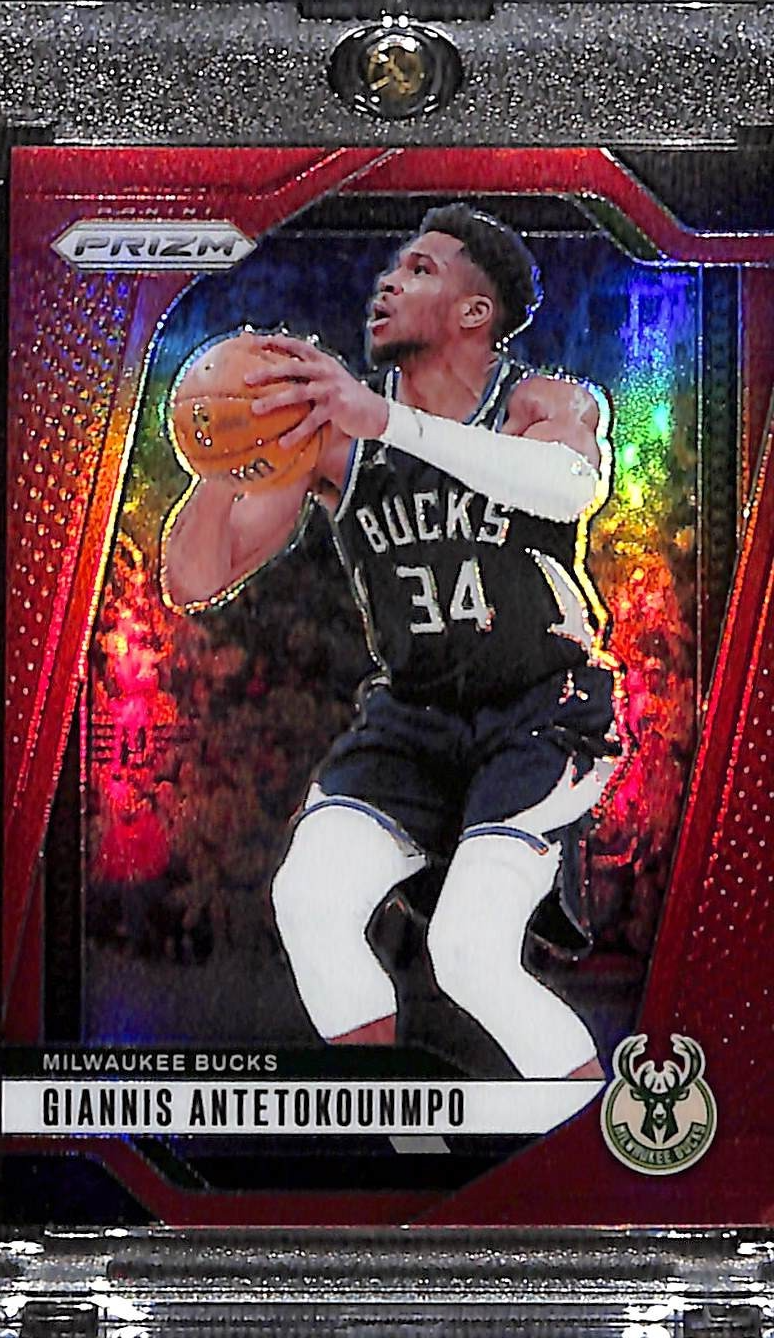 2024-25 Panini Prizm - Giannis Antetokounmpo #85 Red Prizm /299