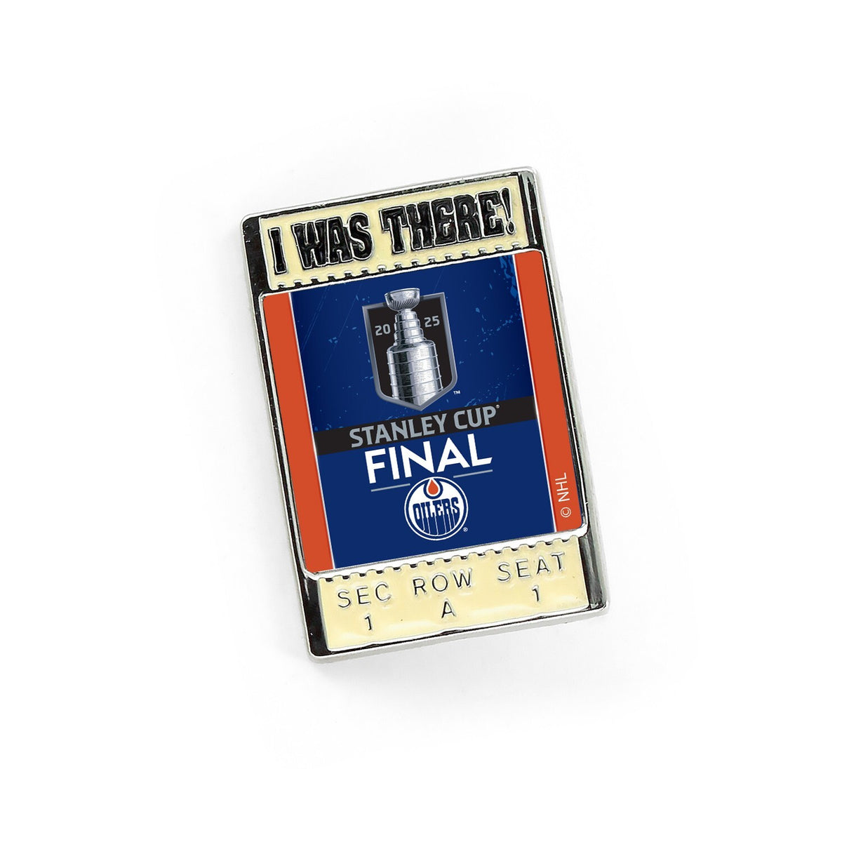 Edmonton Oilers 2025 Stanley Cup Banner Pin Western Conference Champions