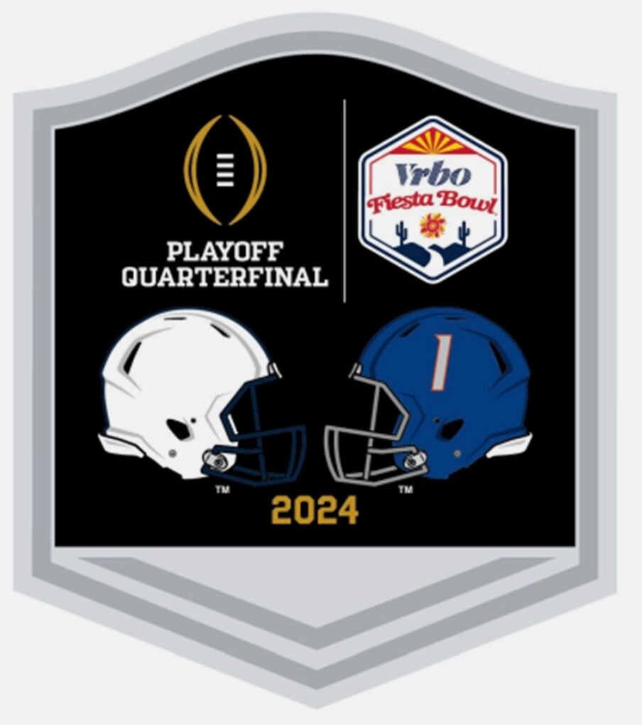 2024 2025 Fiesta Bowl Penn State Lions Boise State CFP Football Playoff Pin