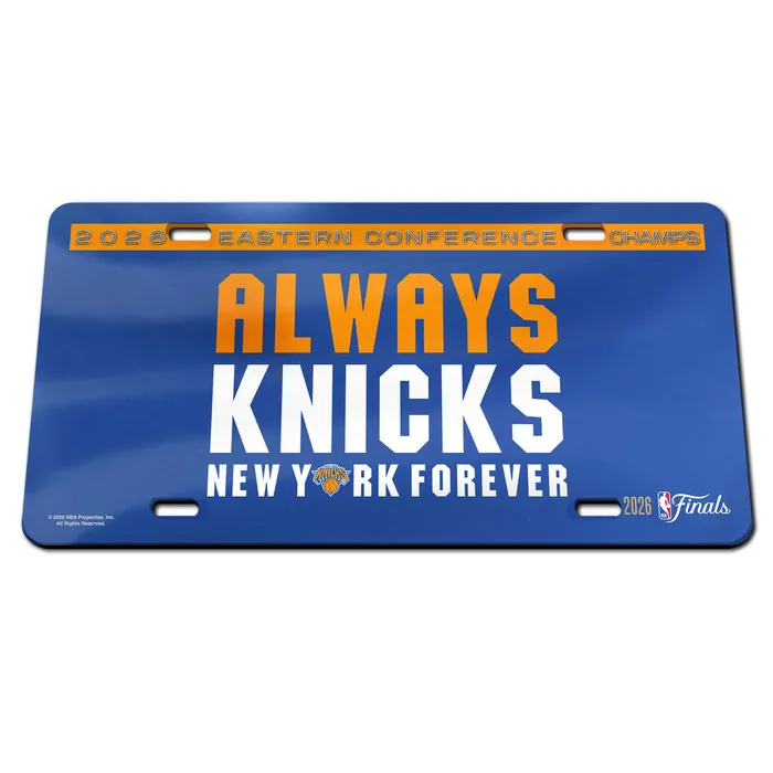 2026 New York Knicks Eastern Conference Champions License Platel NBA Finals