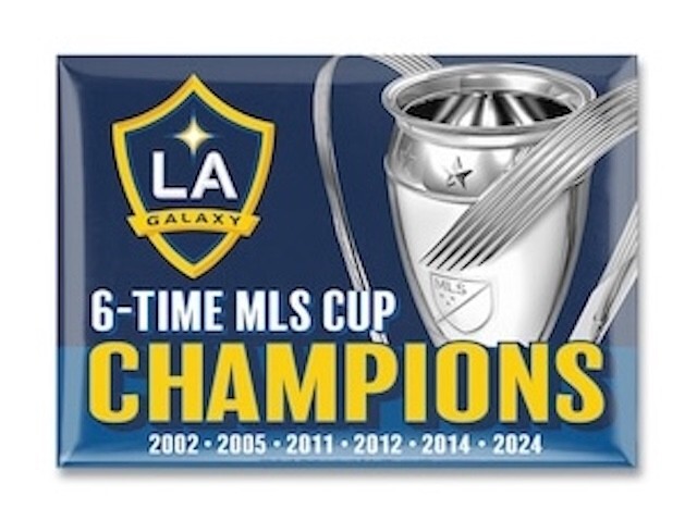 2024 MLS Cup LA Galaxy Champions Magnet New York Red Bulls