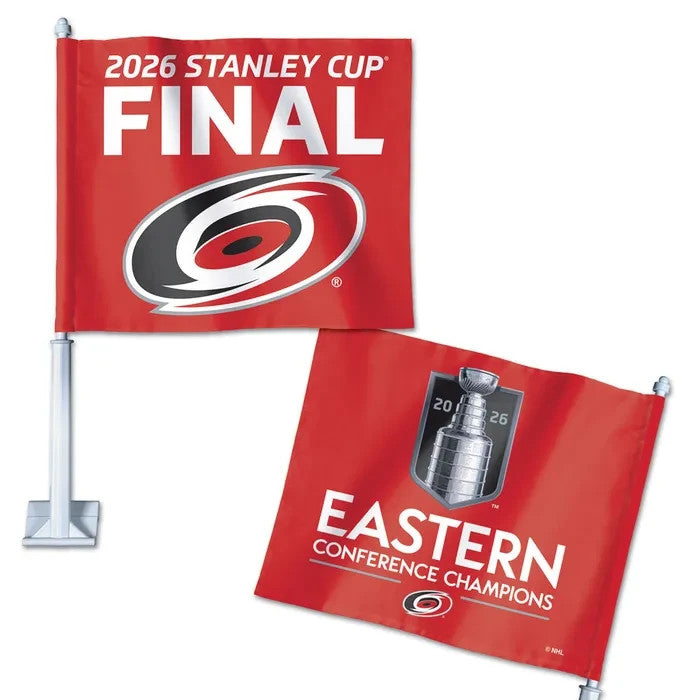 2026 NHL Stanley Cup Carolina Hurricanes Car Flag
