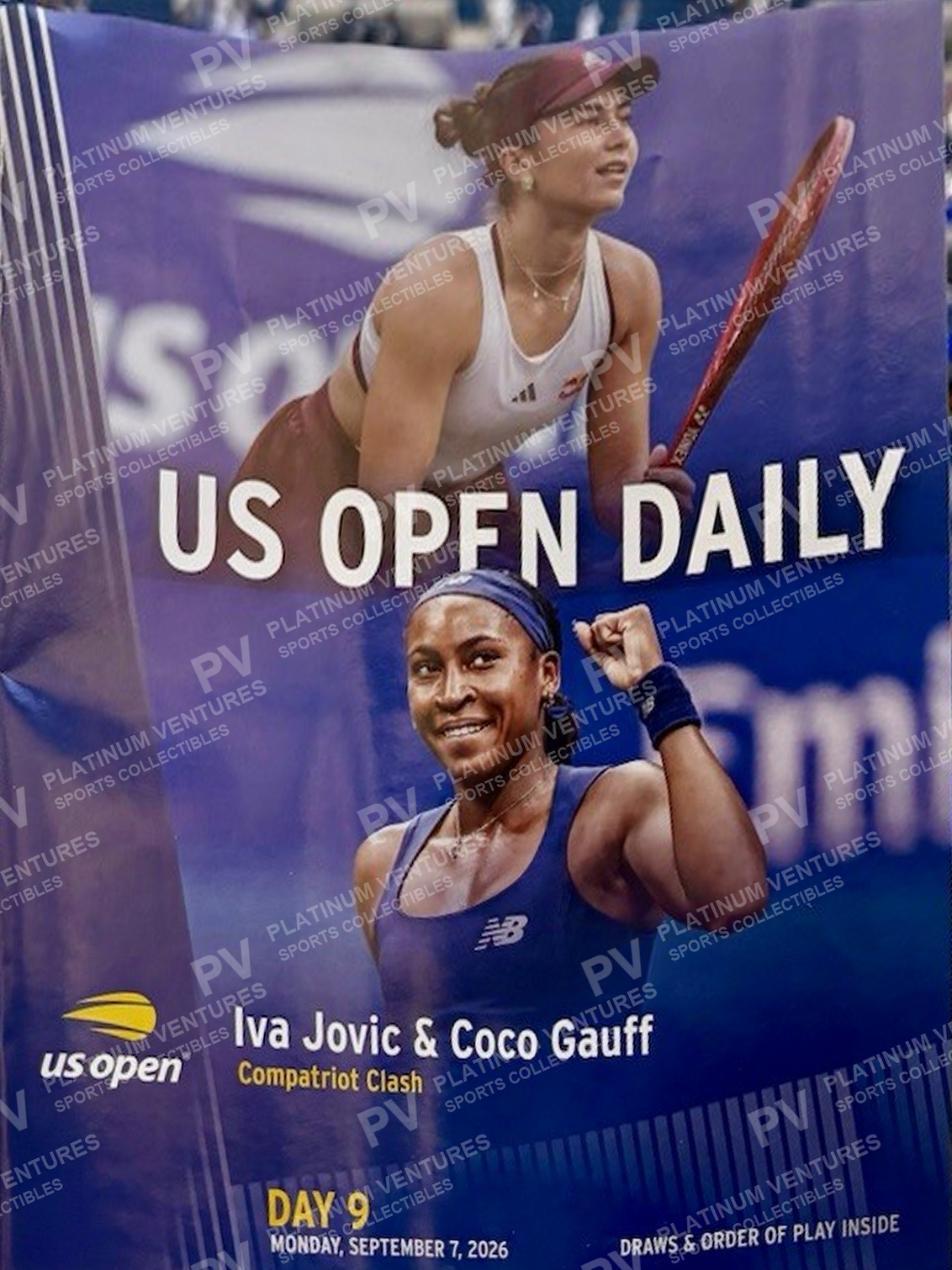 2026 US Open Tennis Daily Program Day 9 September 7