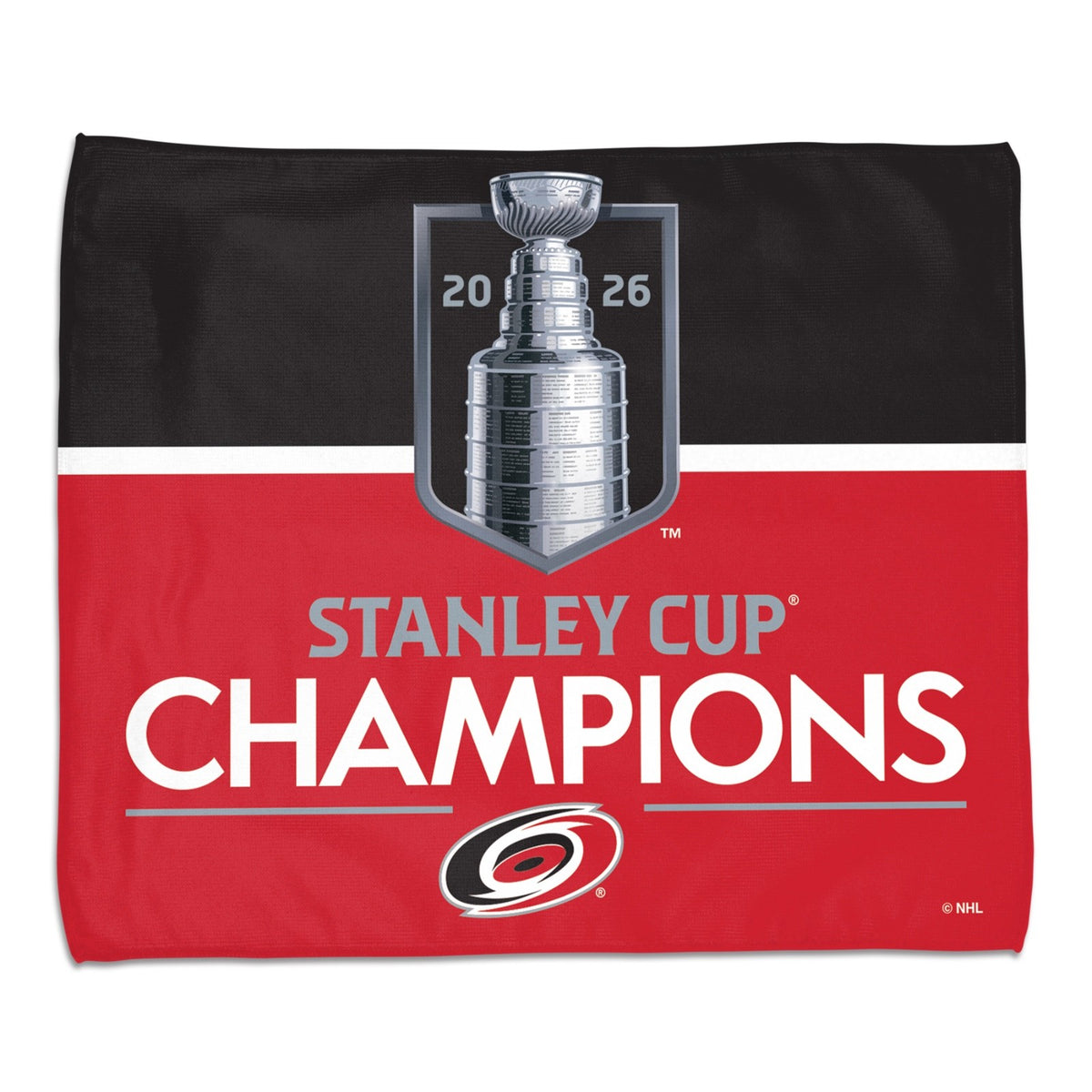2025-2026 NHL Stanley Cup Champions Carolina Hurricanes Rally Towel